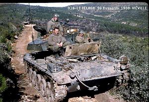 016- Le Telagh- 9e hussards- 1959- Vieville